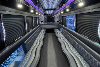 Hoover Party Bus Interior