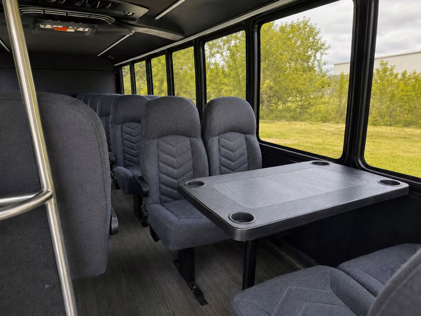 18 passenger minibus interior