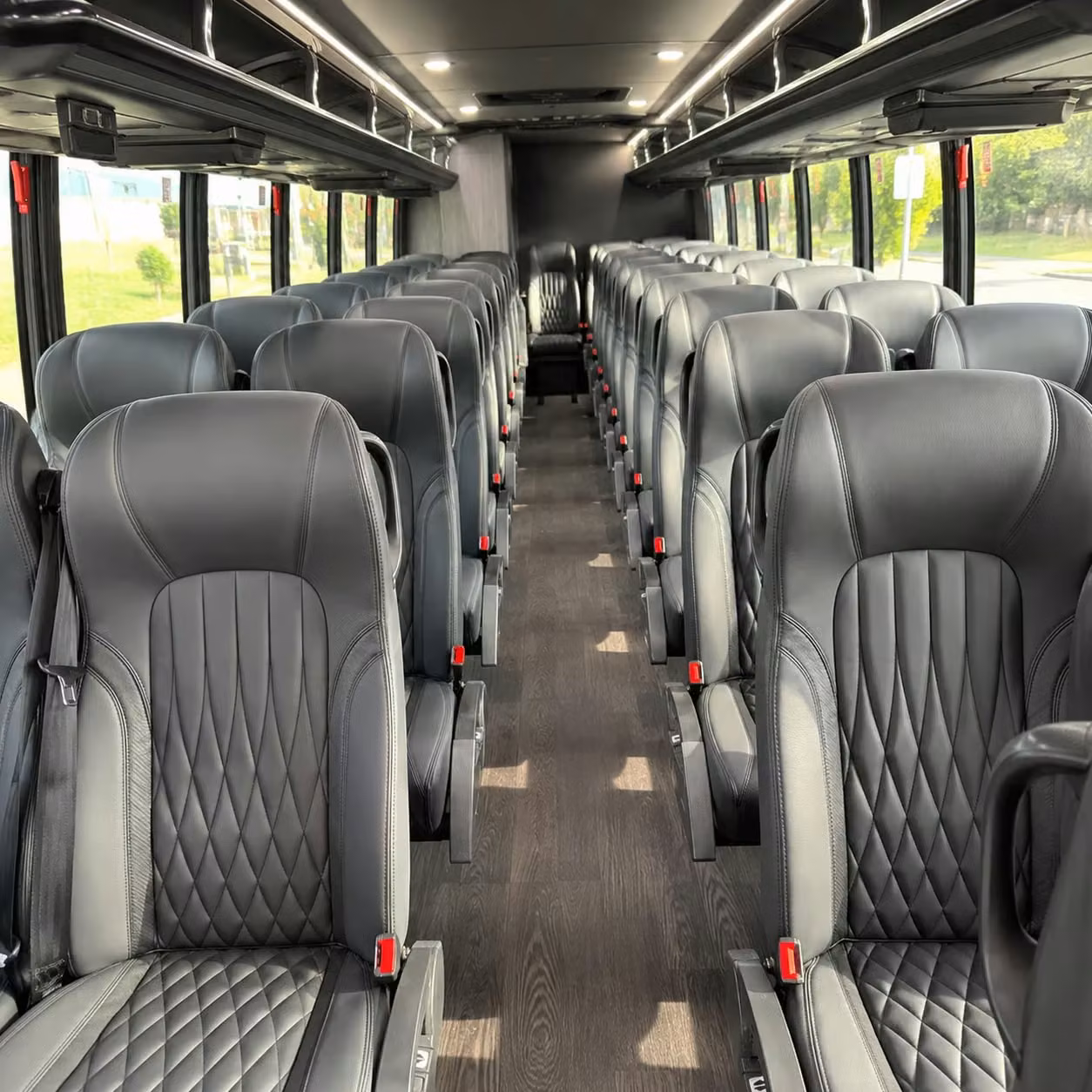 25 passenger minibus inside