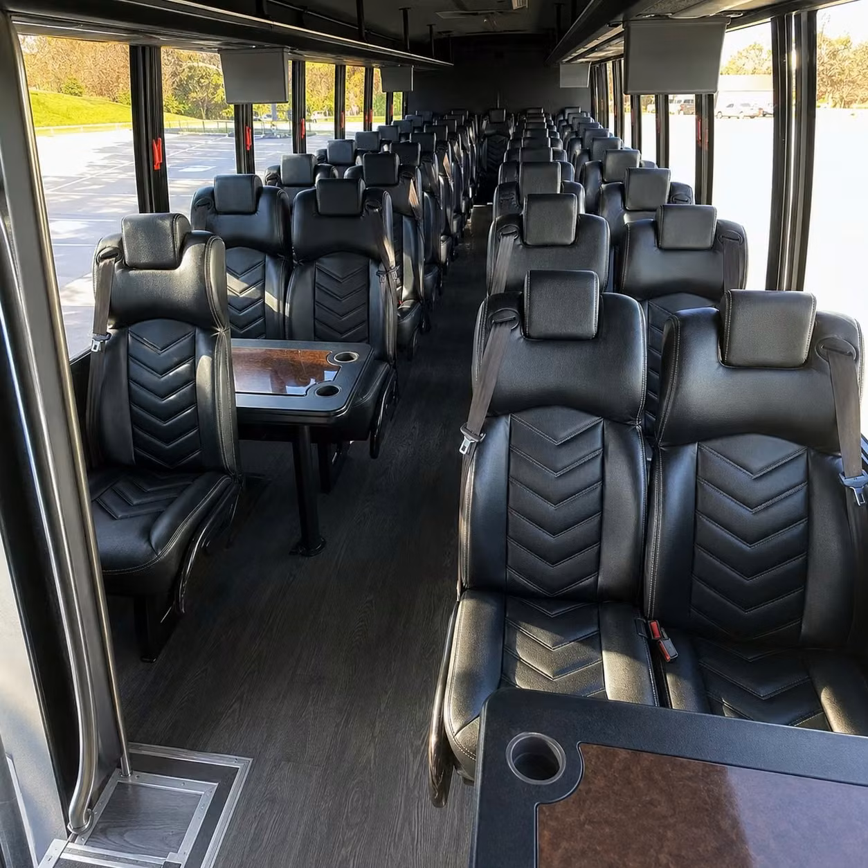 25 passenger minibus interior