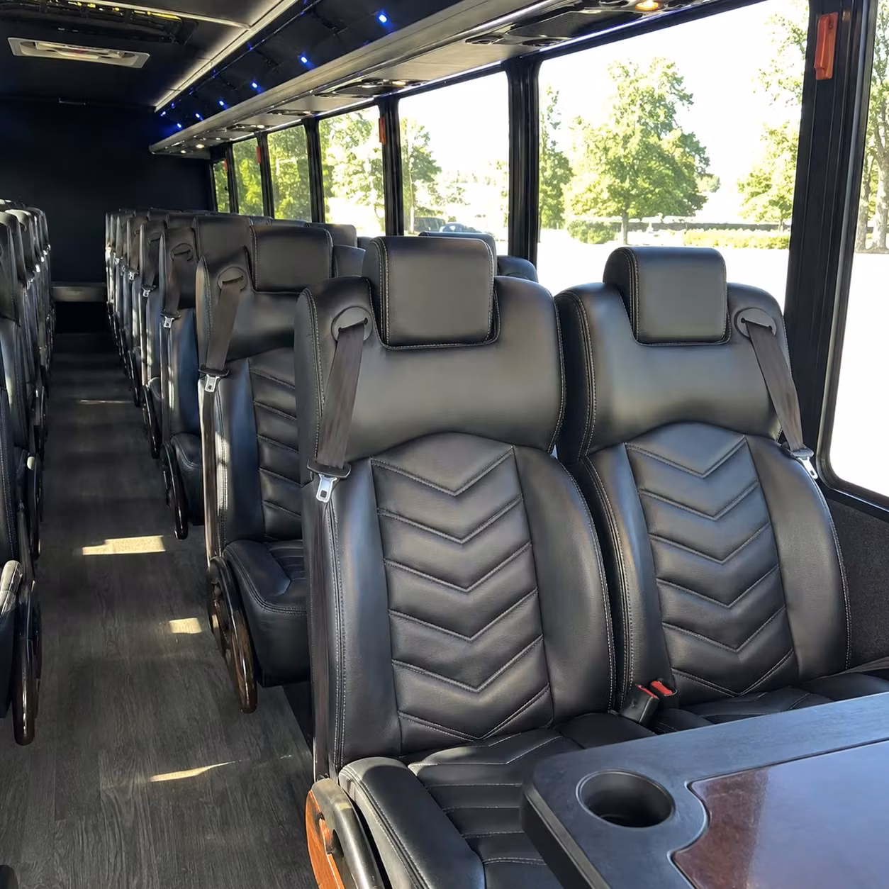 30 passenger minibus interior