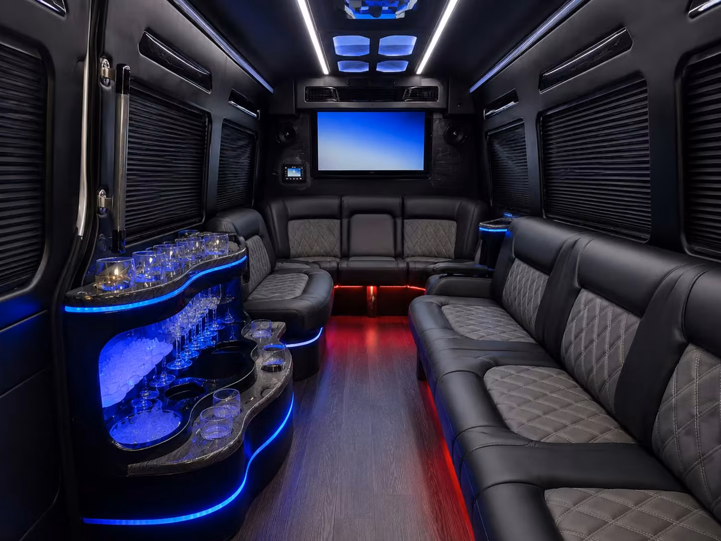 bus rental options for hoover trips